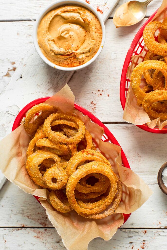 Onion rings χωρίς γλουτένη